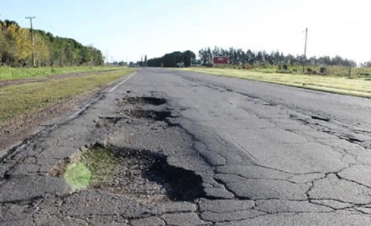 El 70 % de las rutas nacionales en mal estado